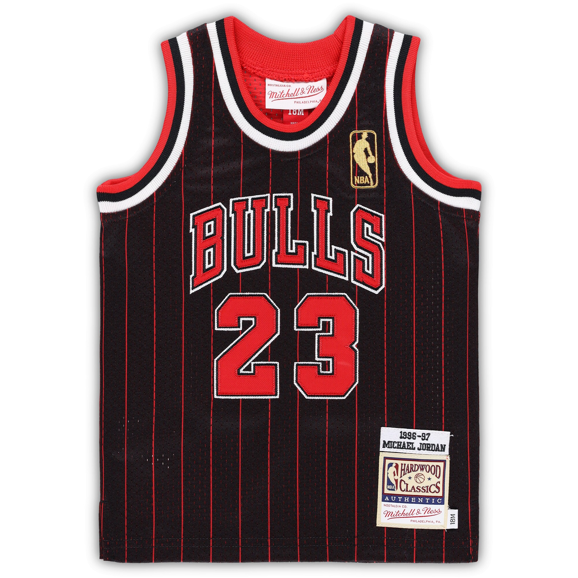 NBA infant chicago bulls michael jordan mitchell amp ness black 199697 hardwood classics authentic jersey Collection - Official Jerseys & Hats | NBA Store