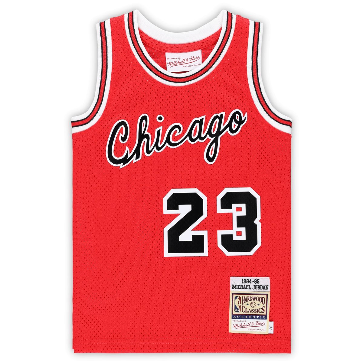 NBA infant chicago bulls michael jordan mitchell amp ness red 198485 hardwood classics authentic jersey Collection - Official Jerseys & Hats | NBA Store