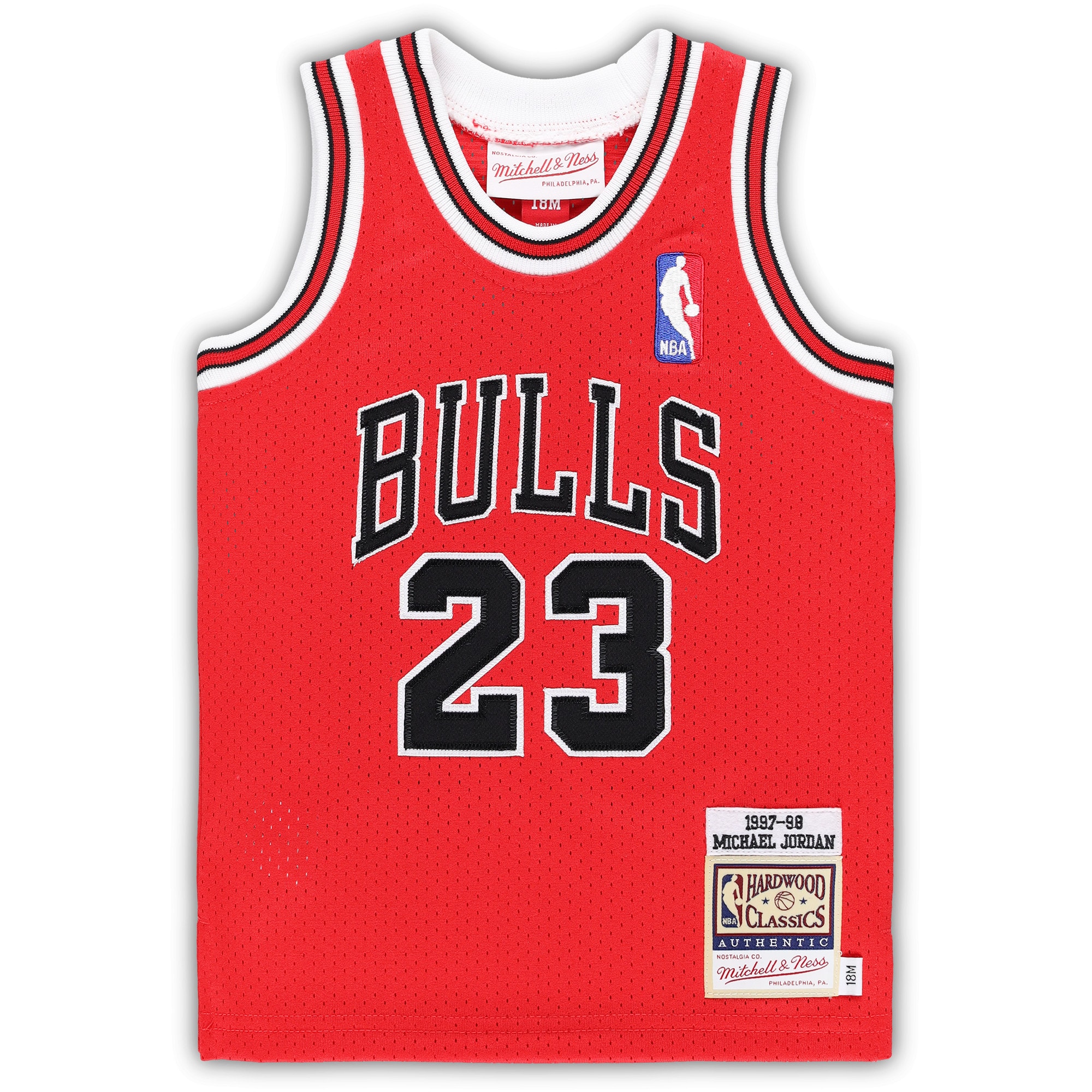 NBA infant chicago bulls michael jordan mitchell amp ness red 198586 hardwood classics authentic jersey Collection - Official Jerseys & Hats | NBA Store