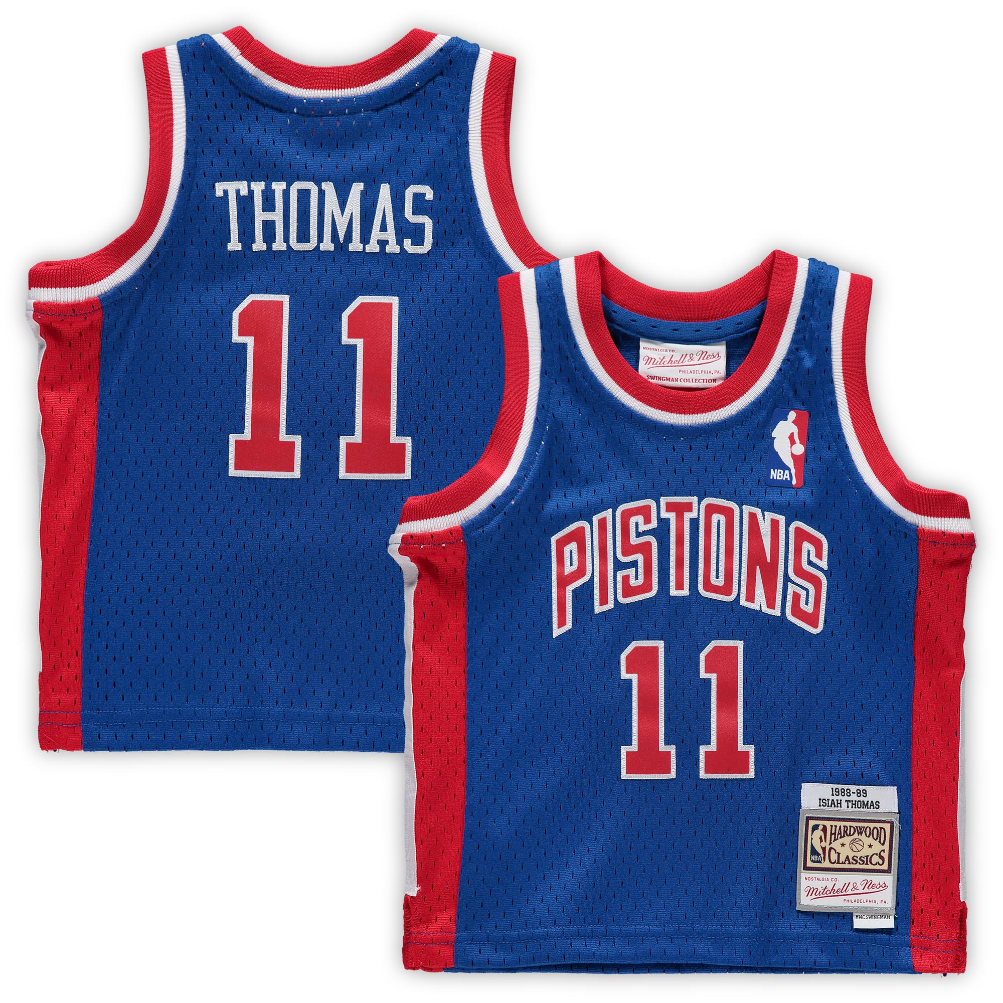 NBA infant detroit pistons isiah thomas mitchell amp ness blue 198889 hardwood classics retired player jersey Collection - Official Jerseys & Hats | NBA Store