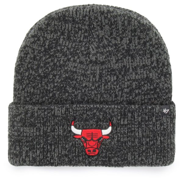 NBA men8217s chicago bulls 821747 black brain freeze cuffed knit hat Collection - Official Jerseys & Hats | NBA Store