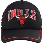 NBA men8217s chicago bulls 821747 black sidebrand stripes trucker adjustable hat Collection - Official Jerseys & Hats | NBA Store