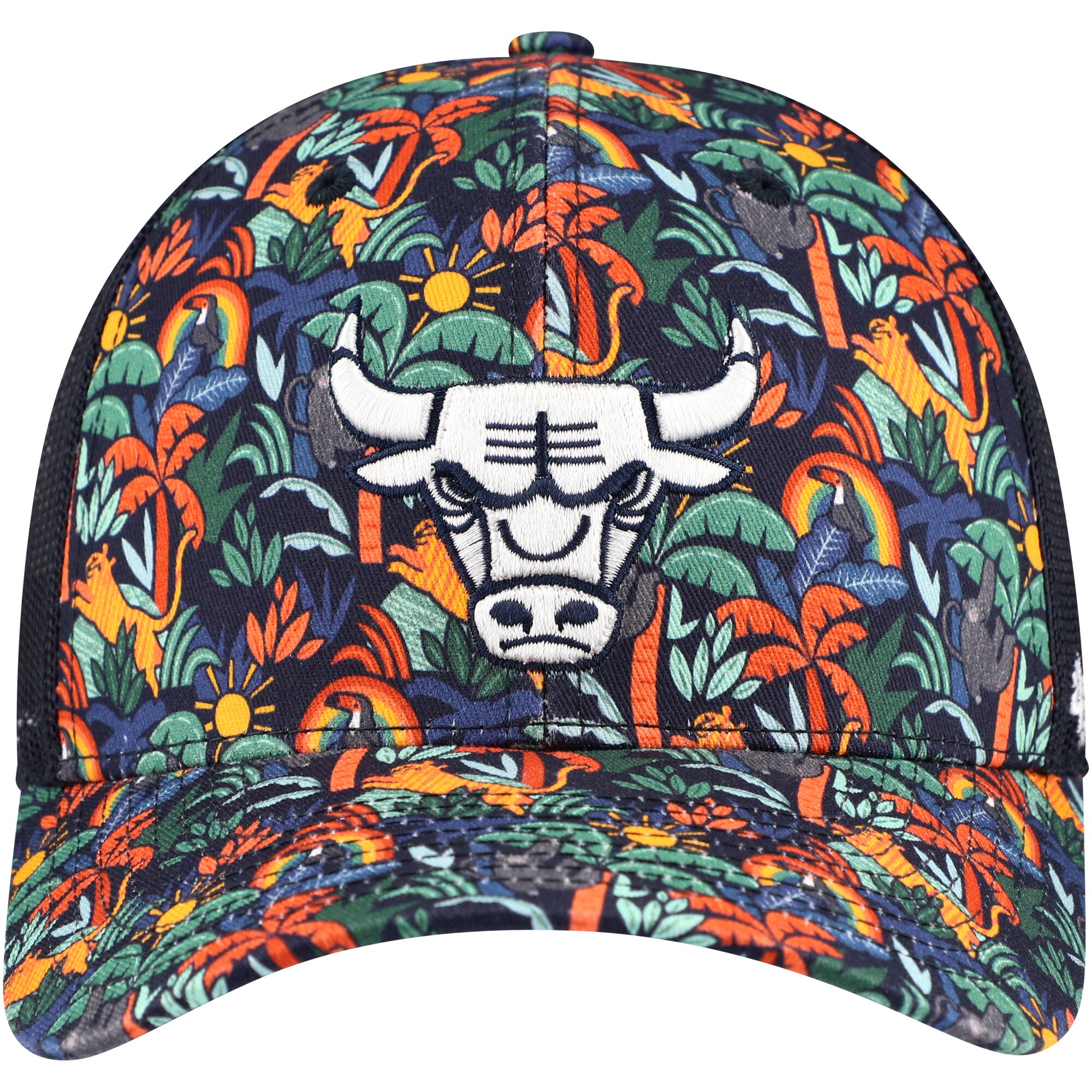 NBA men8217s chicago bulls 821747 navy jungle trucker adjustable hat Collection - Official Jerseys & Hats | NBA Store