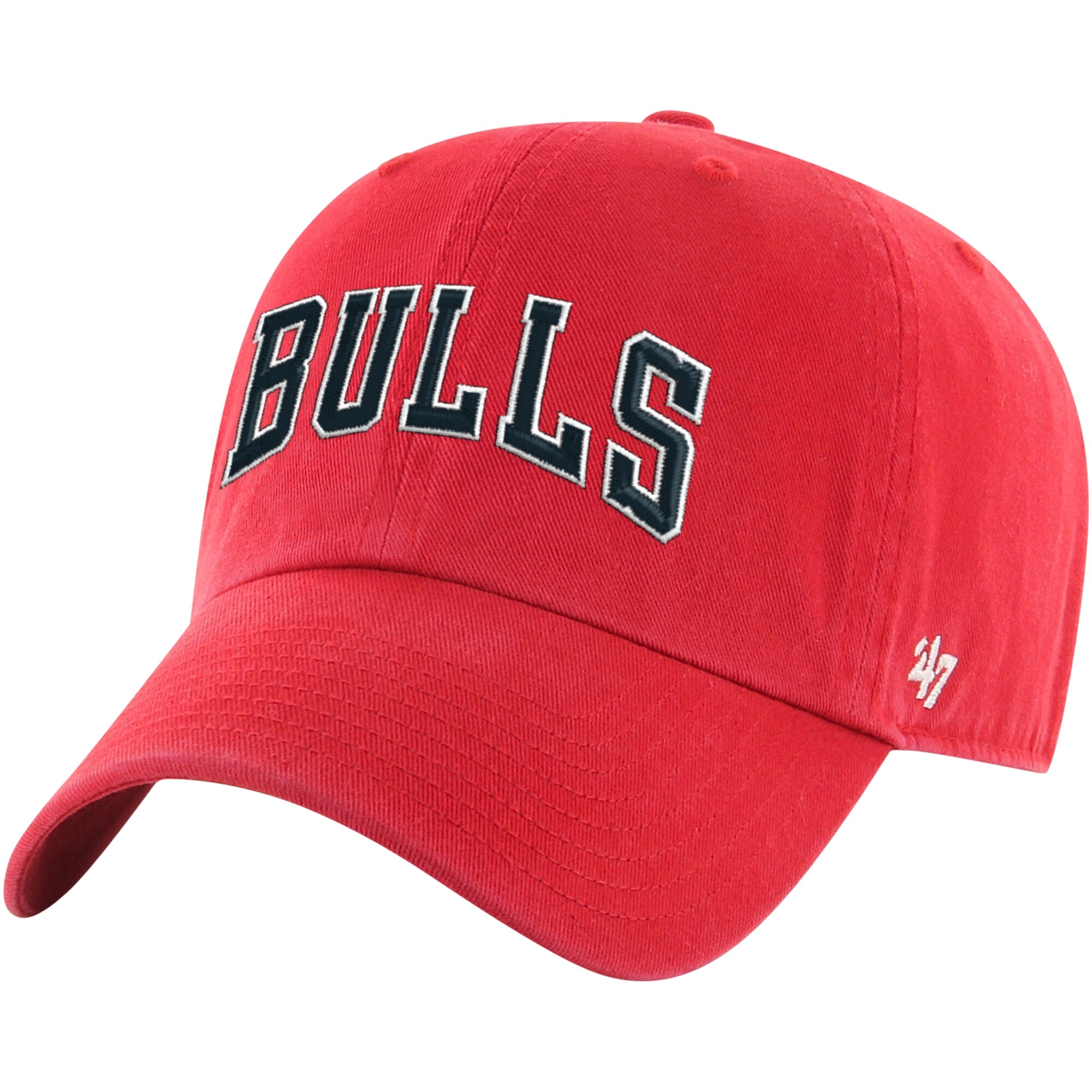 NBA men8217s chicago bulls 821747 red core wordmark clean up adjustable hat Collection - Official Jerseys & Hats | NBA Store