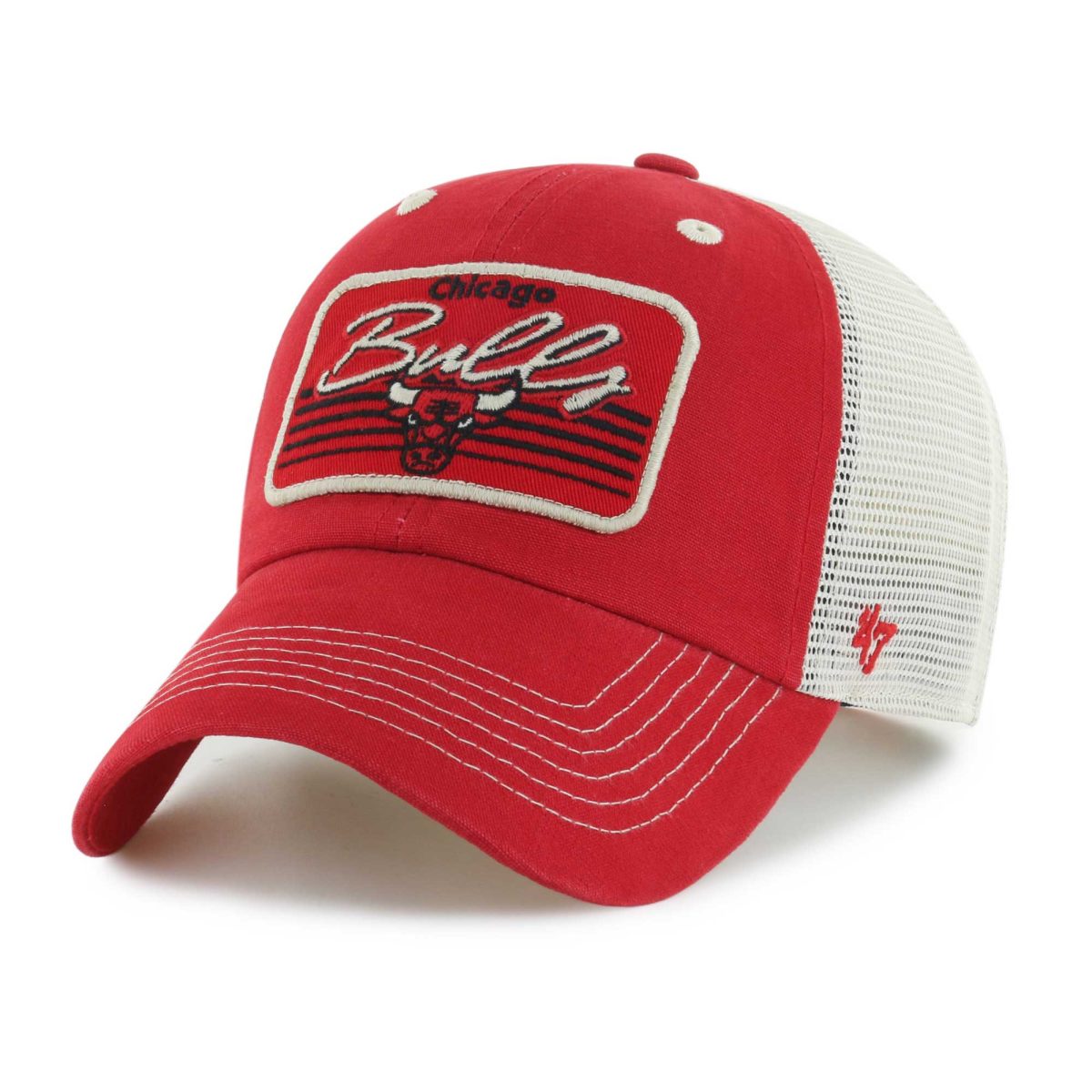 NBA men8217s chicago bulls 821747 red five point patch clean up adjustable hat Collection - Official Jerseys & Hats | NBA Store