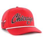 NBA men8217s chicago bulls 821747 red overhand logo hitch adjustable hat Collection - Official Jerseys & Hats | NBA Store