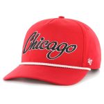 NBA men8217s chicago bulls 821747 red overhand logo hitch adjustable hat Collection - Official Jerseys & Hats | NBA Store