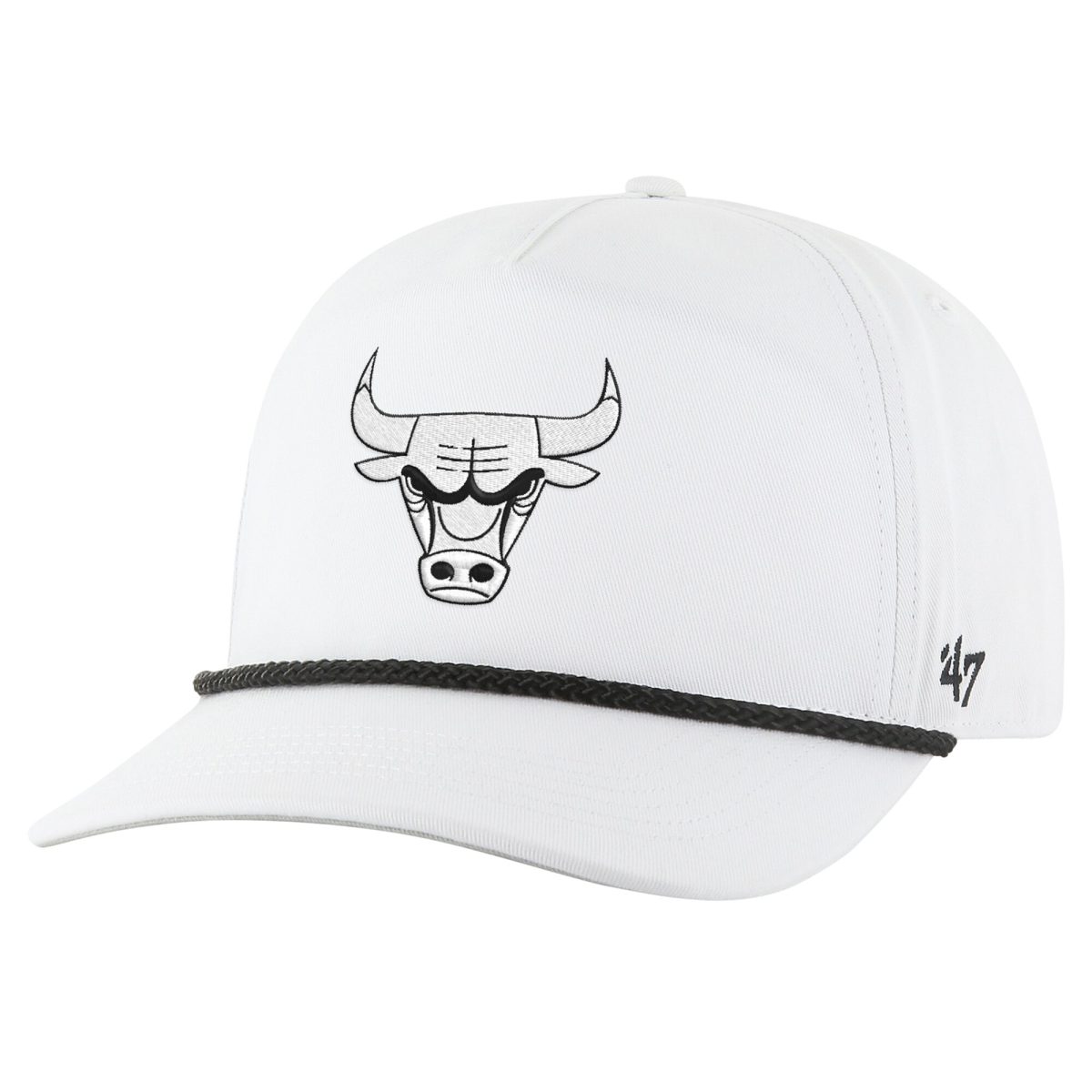 NBA men8217s chicago bulls 821747 white rope hitch adjustable hat Collection - Official Jerseys & Hats | NBA Store