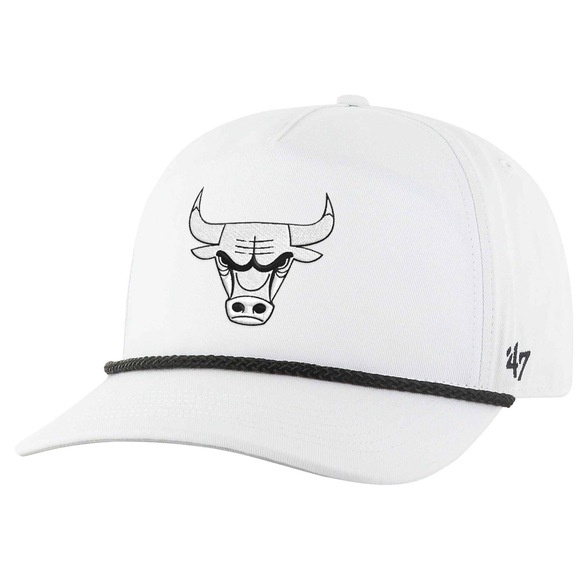 NBA men8217s chicago bulls 821747 white rope hitch adjustable hat Collection - Official Jerseys & Hats | NBA Store