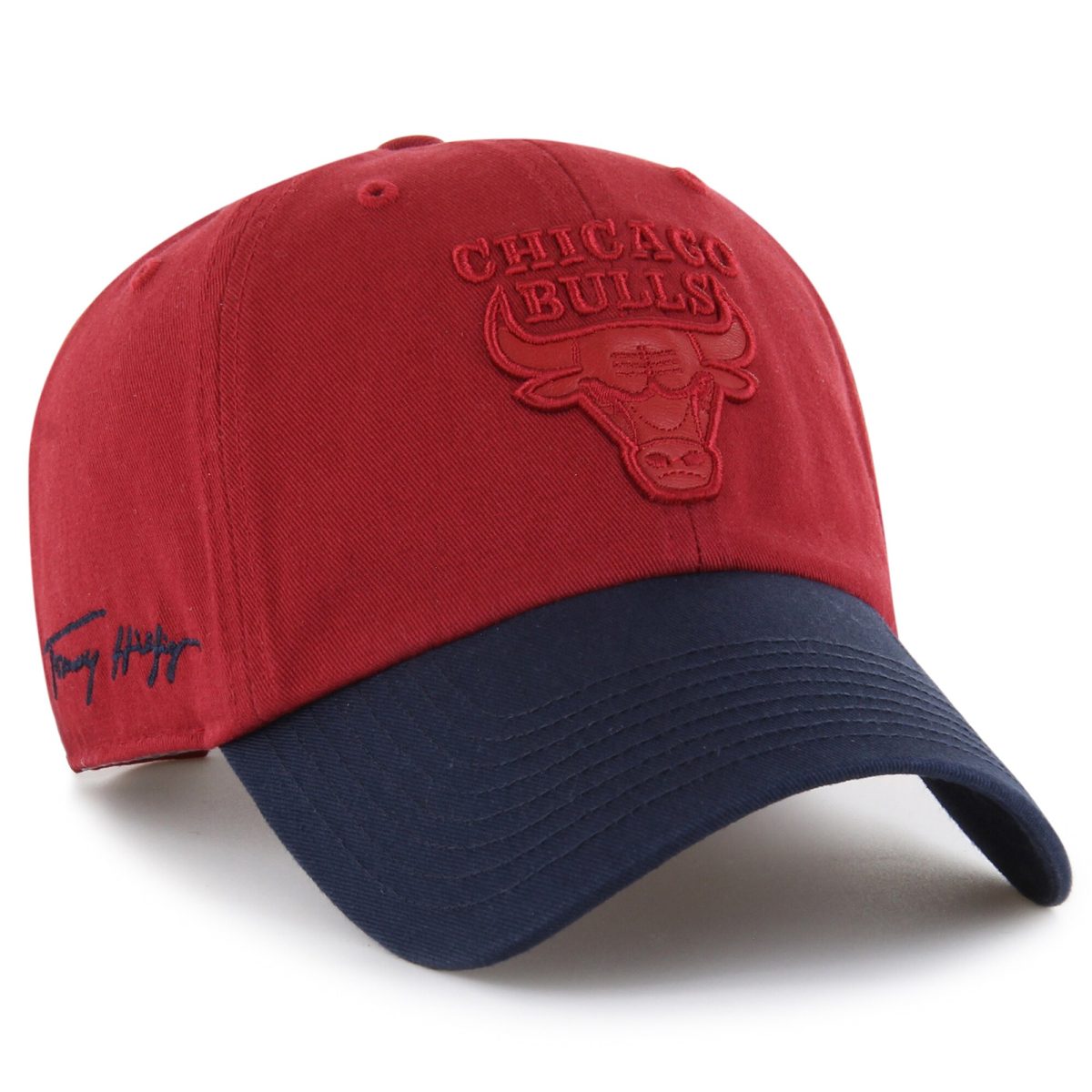 NBA men8217s chicago bulls 821747 x tommy hilfiger rednavy courtside cleanup adjustable hat Collection - Official Jerseys & Hats | NBA Store