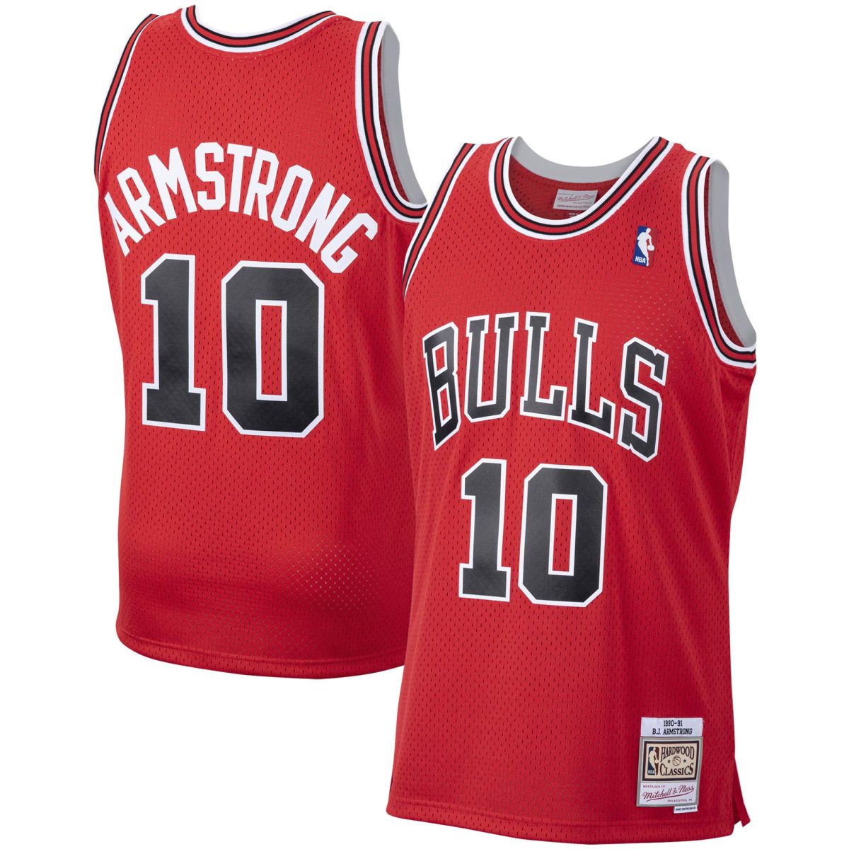 NBA men8217s chicago bulls b. j. armstrong mitchell amp ness red 199091 hardwood classics swingman jersey Collection - Official Jerseys & Hats | NBA Store