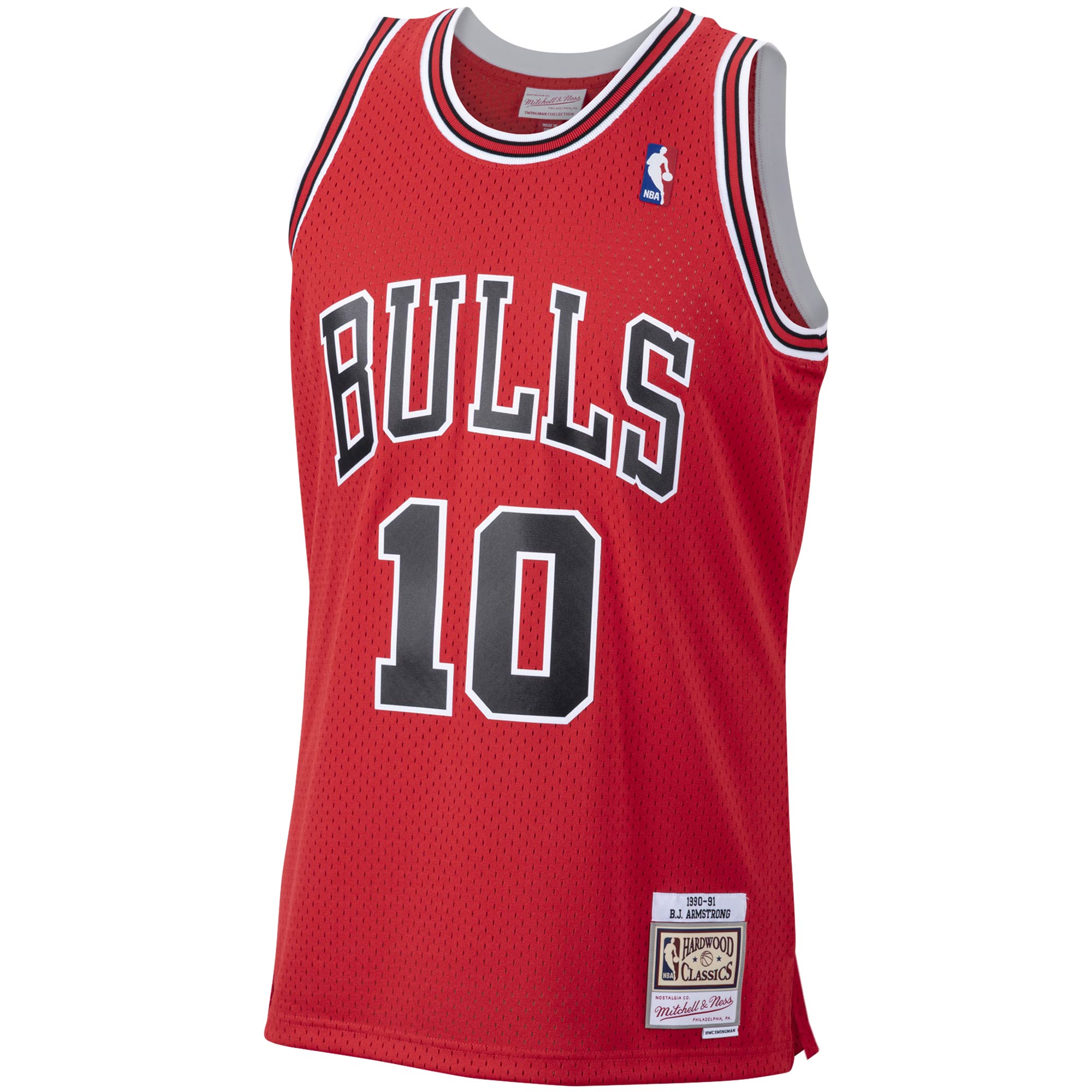 NBA men8217s chicago bulls b. j. armstrong mitchell amp ness red 199091 hardwood classics swingman jersey Collection - Official Jerseys & Hats | NBA Store