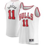NBA men8217s chicago bulls demar derozan fanatics white fast break replica jersey – association edition Collection - Official Jerseys & Hats | NBA Store