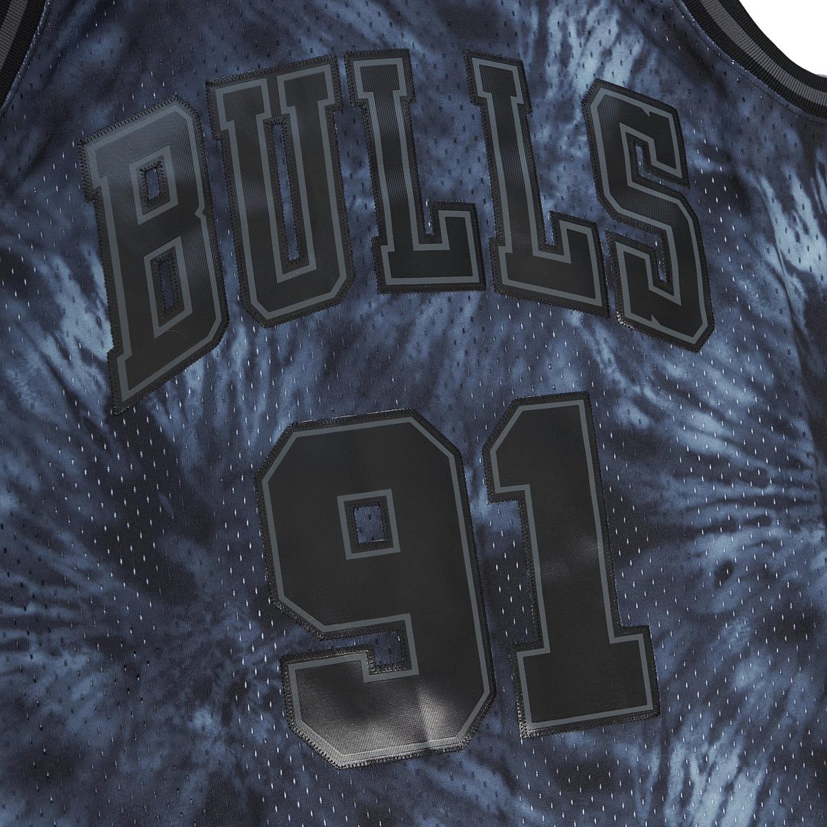 NBA men8217s chicago bulls dennis rodman mitchell amp ness black hardwood classics 199596 tie-dye swingman jersey Collection - Official Jerseys & Hats | NBA Store