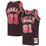 NBA men8217s chicago bulls dennis rodman mitchell amp ness black hardwood classics swingman jersey Collection - Official Jerseys & Hats | NBA Store