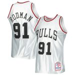 NBA men8217s chicago bulls dennis rodman mitchell amp ness platinum 199798 hardwood classics 75th anniversary swingman jersey Collection - Official Jerseys & Hats | NBA Store