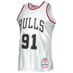 NBA men8217s chicago bulls dennis rodman mitchell amp ness platinum 199798 hardwood classics 75th anniversary swingman jersey Collection - Official Jerseys & Hats | NBA Store