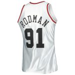 NBA men8217s chicago bulls dennis rodman mitchell amp ness platinum 199798 hardwood classics 75th anniversary swingman jersey Collection - Official Jerseys & Hats | NBA Store