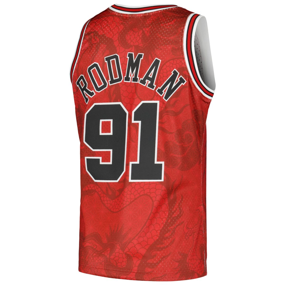 NBA men8217s chicago bulls dennis rodman mitchell amp ness red 199798 hardwood classics asian heritage 6.0 swingman throwback player jersey Collection - Official Jerseys & Hats | NBA Store