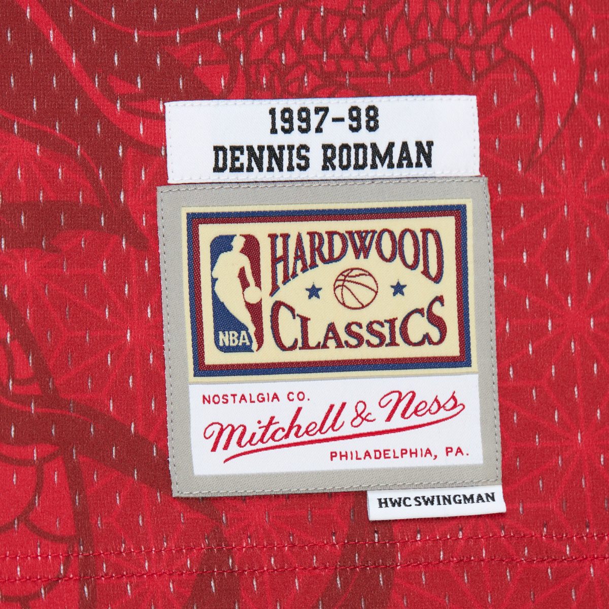 NBA men8217s chicago bulls dennis rodman mitchell amp ness red 199798 hardwood classics asian heritage 6.0 swingman throwback player jersey Collection - Official Jerseys & Hats | NBA Store