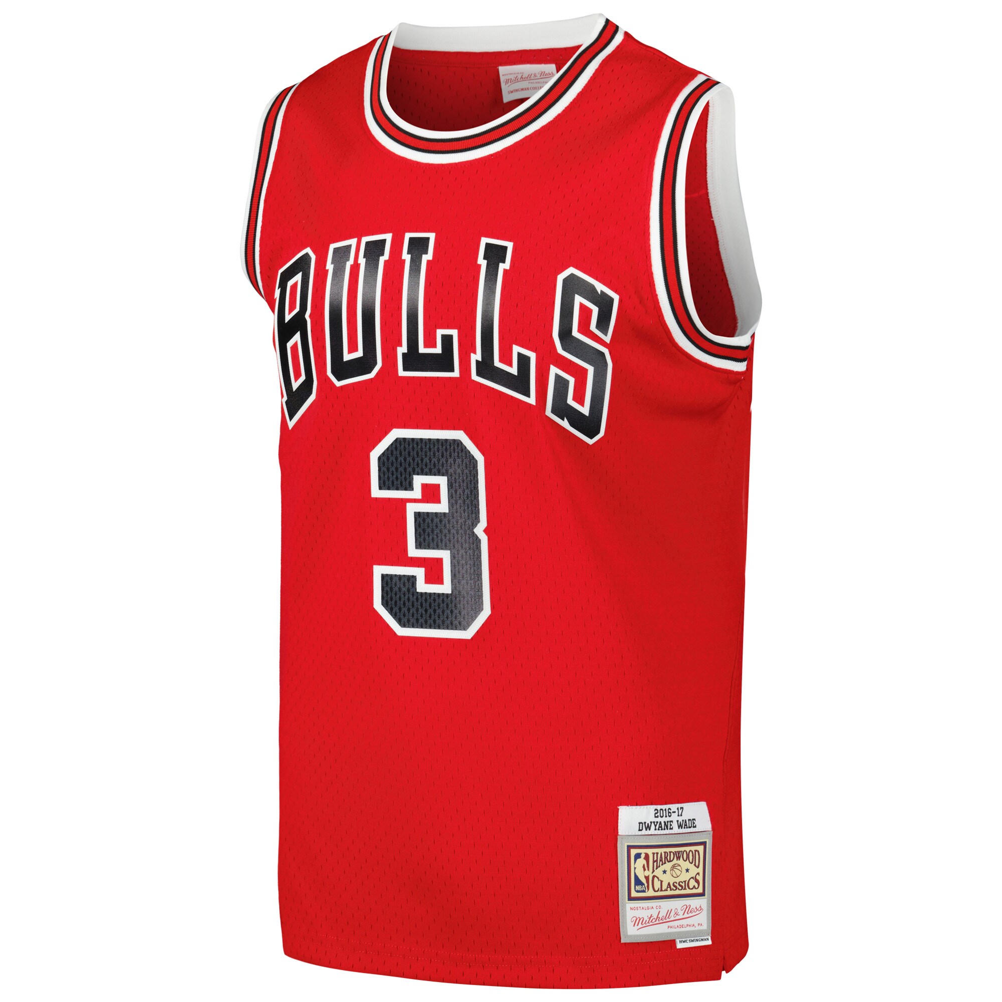 NBA men8217s chicago bulls dwyane wade mitchell amp ness red 201617 hardwood classics swingman jersey Collection - Official Jerseys & Hats | NBA Store
