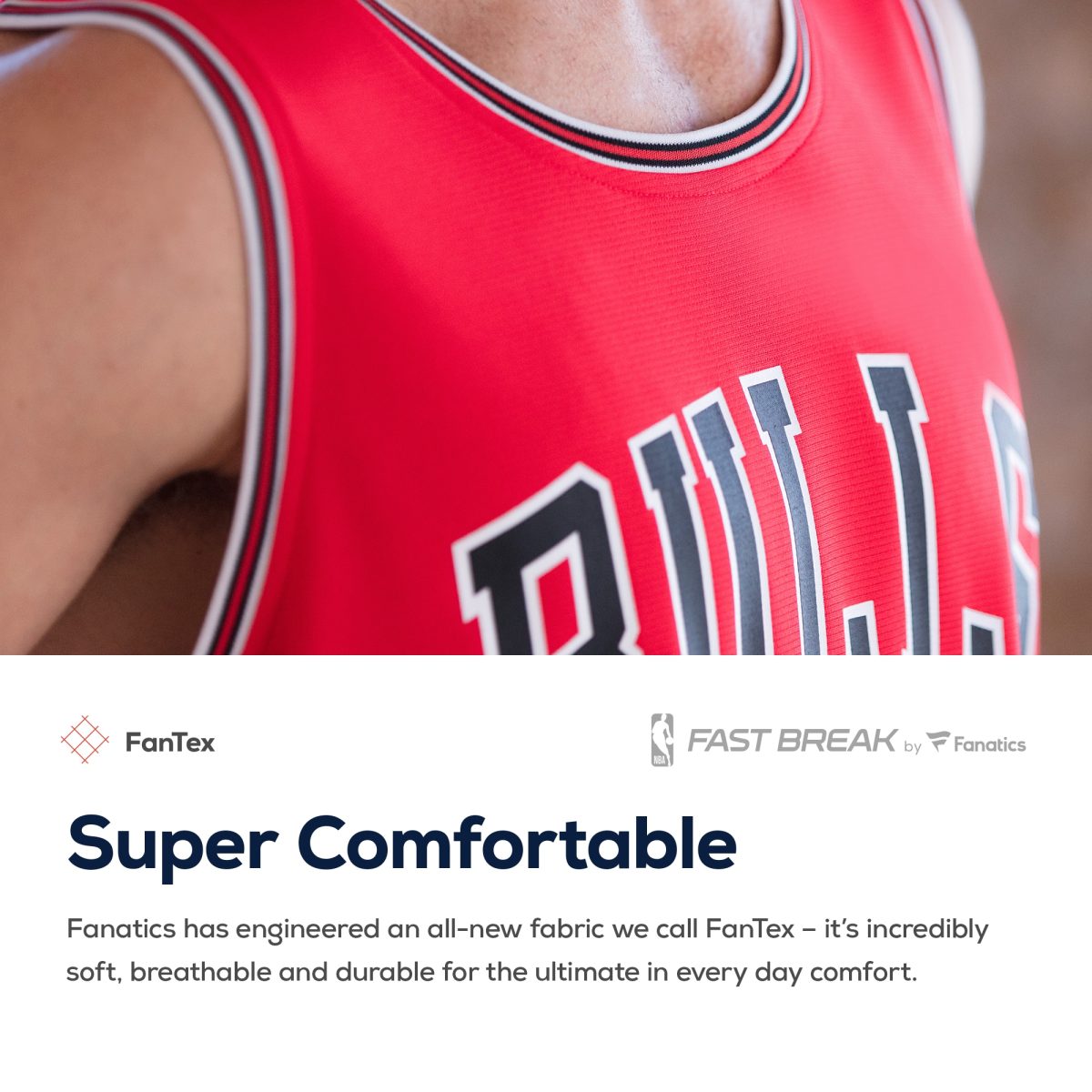 NBA men8217s chicago bulls fanatics red fast break custom replica jersey – icon edition Collection - Official Jerseys & Hats | NBA Store