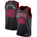 NBA men8217s chicago bulls jordan brand black swingman custom jersey – statement edition Collection - Official Jerseys & Hats | NBA Store