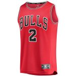 NBA men8217s chicago bulls lonzo ball fanatics red fast break road replica jersey – icon edition Collection - Official Jerseys & Hats | NBA Store