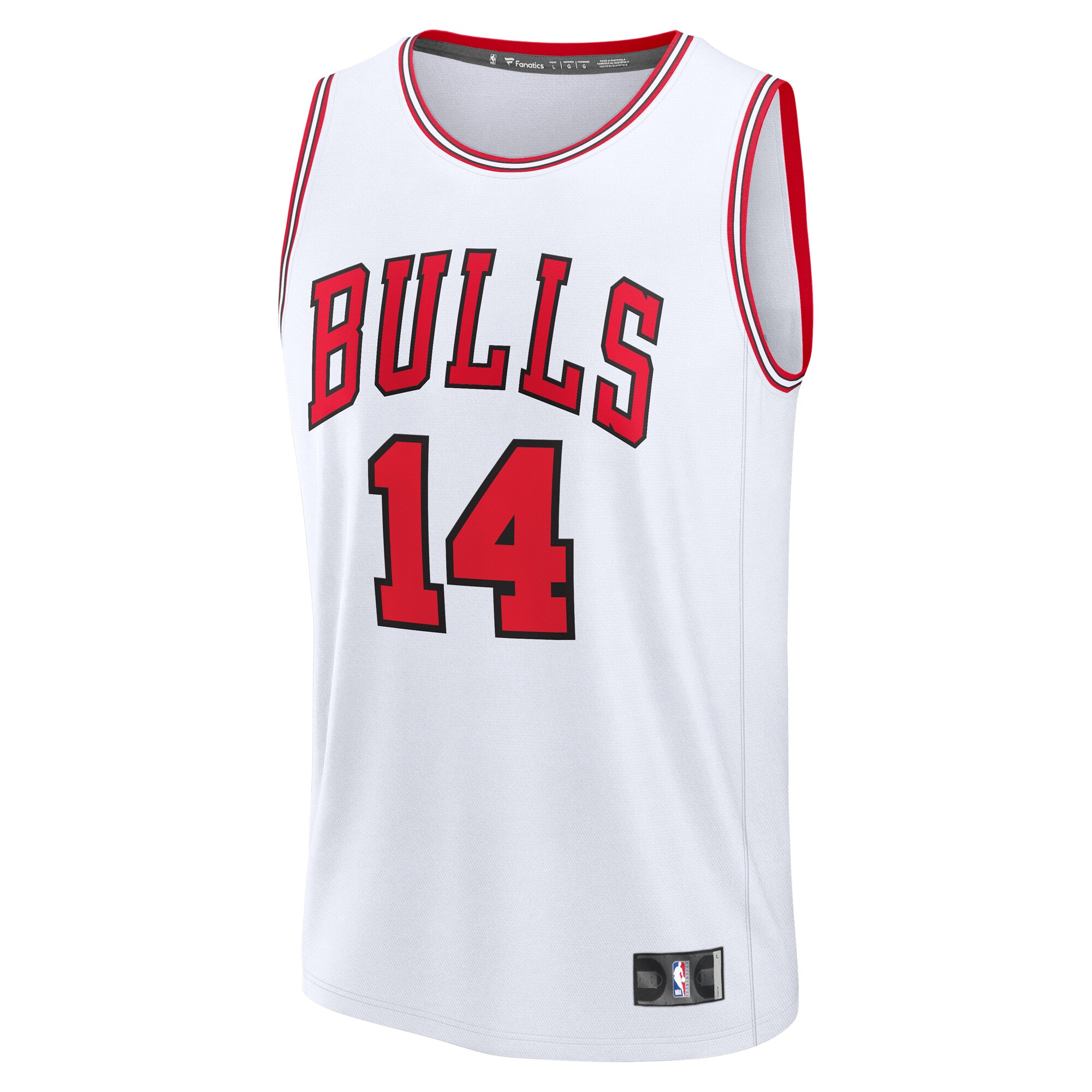 NBA men8217s chicago bulls matas buzelis fanatics white fast break replica player jersey – association edition Collection - Official Jerseys & Hats | NBA Store
