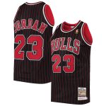 NBA men8217s chicago bulls michael jordan mitchell amp ness black 199697 hardwood classics authentic jersey Collection - Official Jerseys & Hats | NBA Store