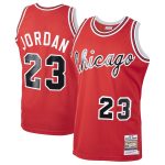 NBA men8217s chicago bulls michael jordan mitchell amp ness red 198485 hardwood classics rookie authentic jersey Collection - Official Jerseys & Hats | NBA Store