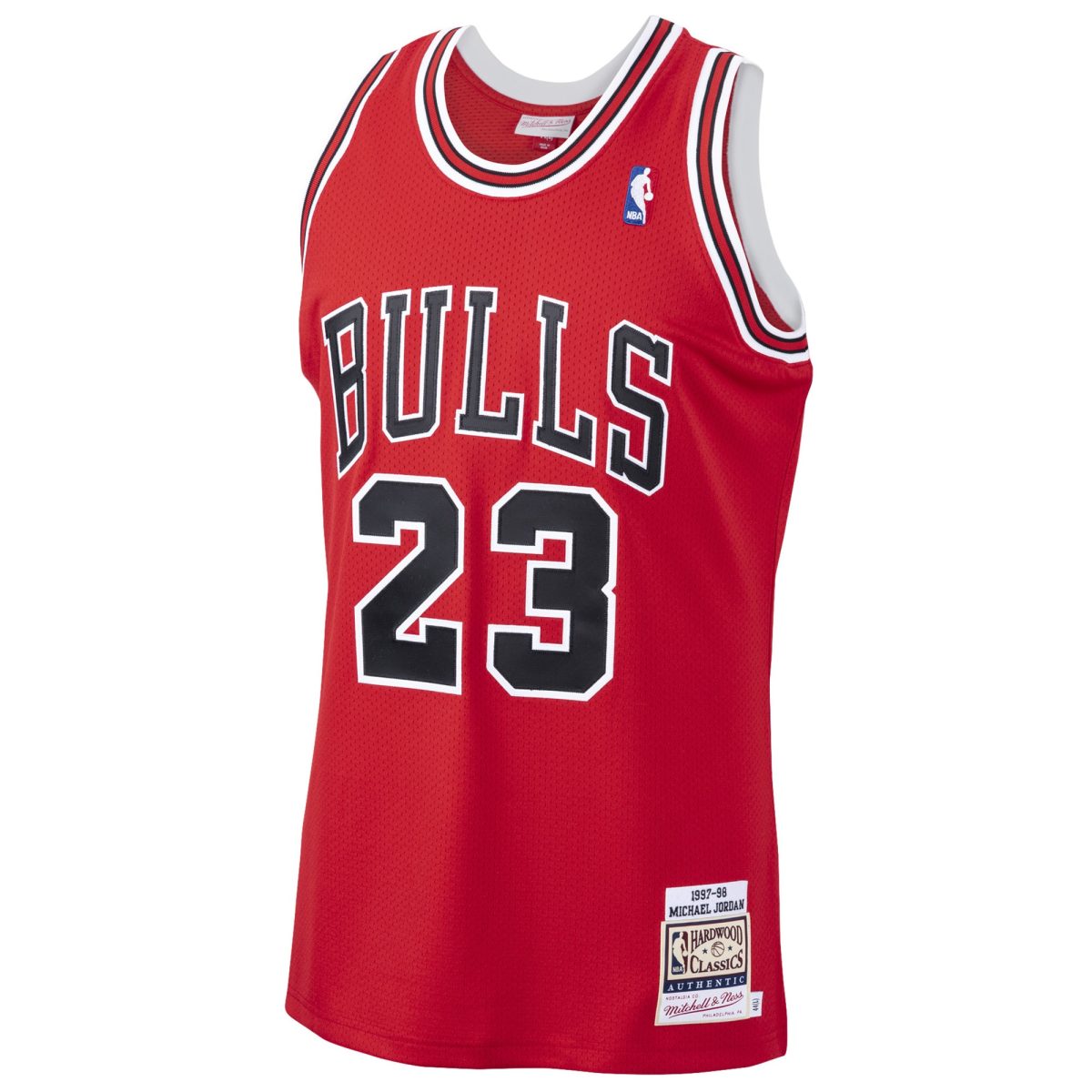 NBA men8217s chicago bulls michael jordan mitchell amp ness scarlet 199798 hardwood classics authentic jersey Collection - Official Jerseys & Hats | NBA Store