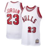 NBA men8217s chicago bulls michael jordan mitchell amp ness white 198485 hardwood classics rookie authentic jersey Collection - Official Jerseys & Hats | NBA Store