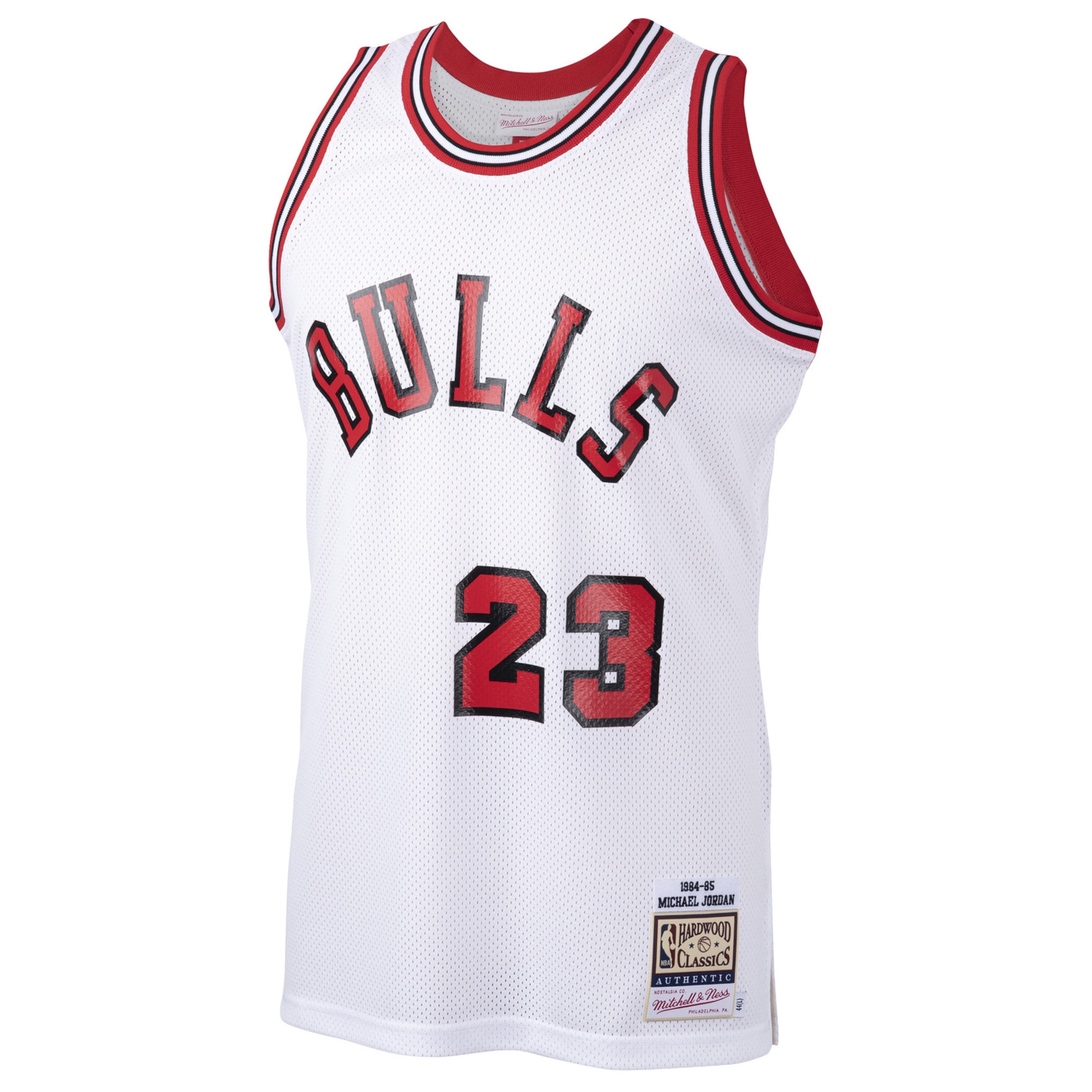 NBA men8217s chicago bulls michael jordan mitchell amp ness white 198485 hardwood classics rookie authentic jersey Collection - Official Jerseys & Hats | NBA Store