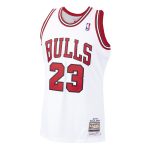 NBA men8217s chicago bulls michael jordan mitchell amp ness white 199798 hardwood classics authentic jersey Collection - Official Jerseys & Hats | NBA Store