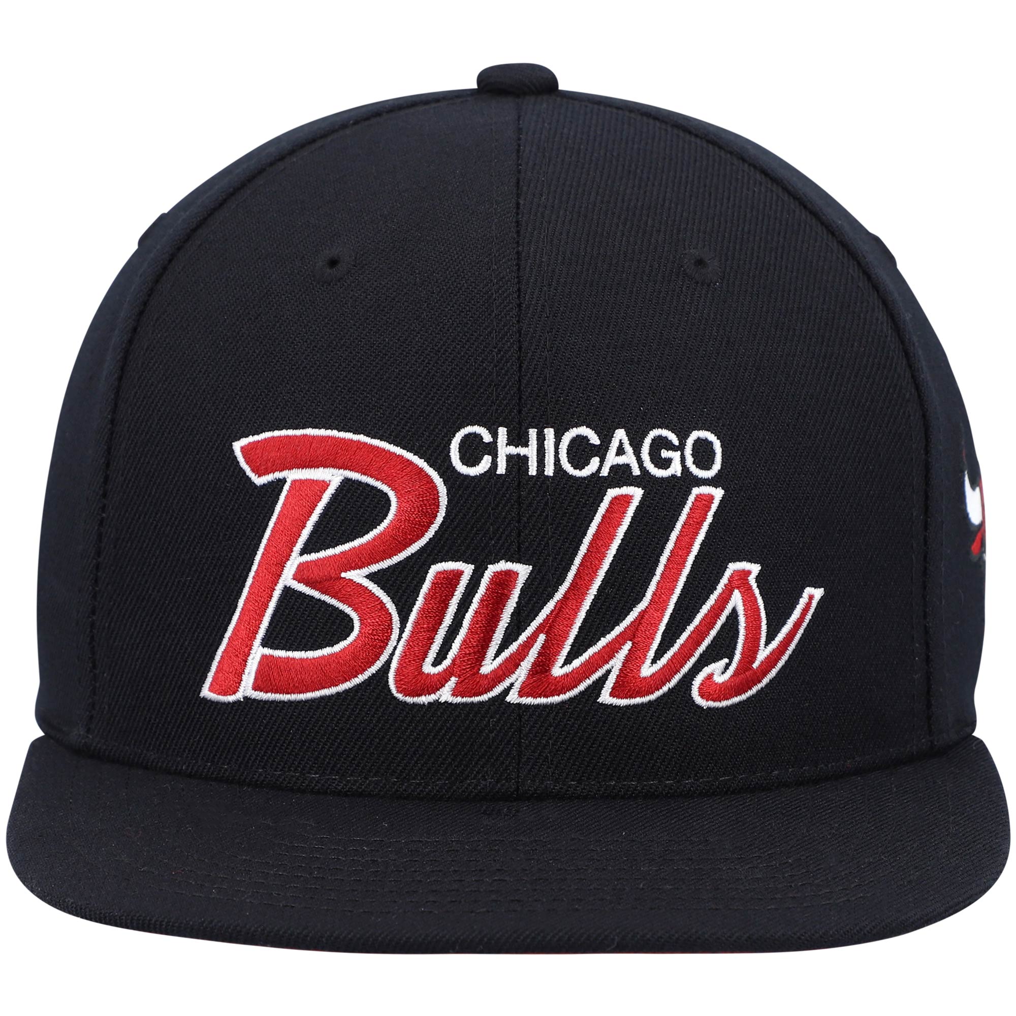 NBA men8217s chicago bulls mitchell amp ness black hardwood classics script 2.0 snapback hat Collection - Official Jerseys & Hats | NBA Store
