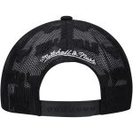 NBA men8217s chicago bulls mitchell amp ness black monogram allover logo mesh trucker adjustable hat Collection - Official Jerseys & Hats | NBA Store