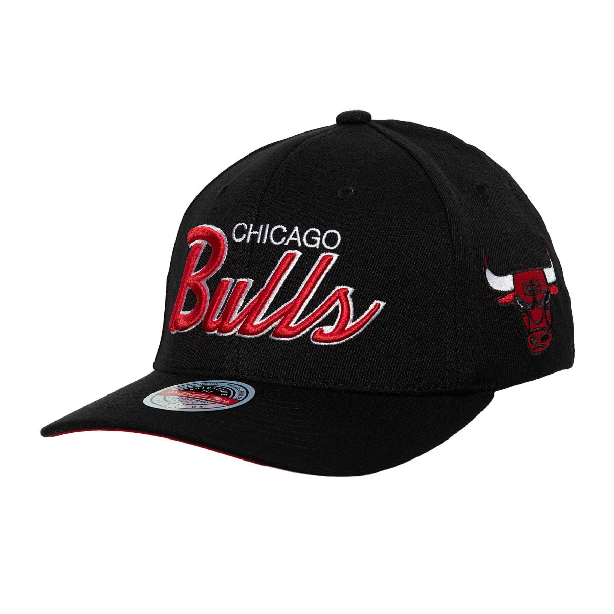 NBA men8217s chicago bulls mitchell amp ness black mvp team script 2.0 stretch-snapback hat Collection - Official Jerseys & Hats | NBA Store