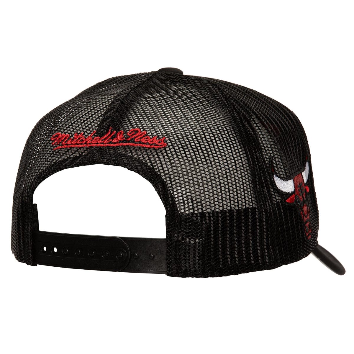 NBA men8217s chicago bulls mitchell amp ness black script sidepatch trucker adjustable hat Collection - Official Jerseys & Hats | NBA Store