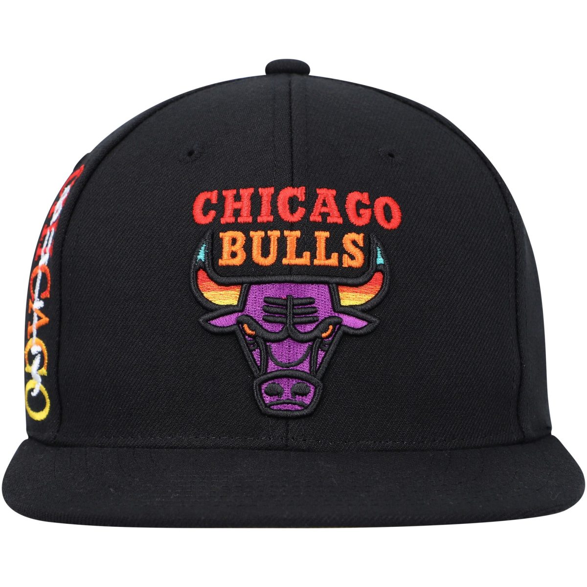 NBA men8217s chicago bulls mitchell amp ness black soul high-grade fade undervisor snapback hat Collection - Official Jerseys & Hats | NBA Store