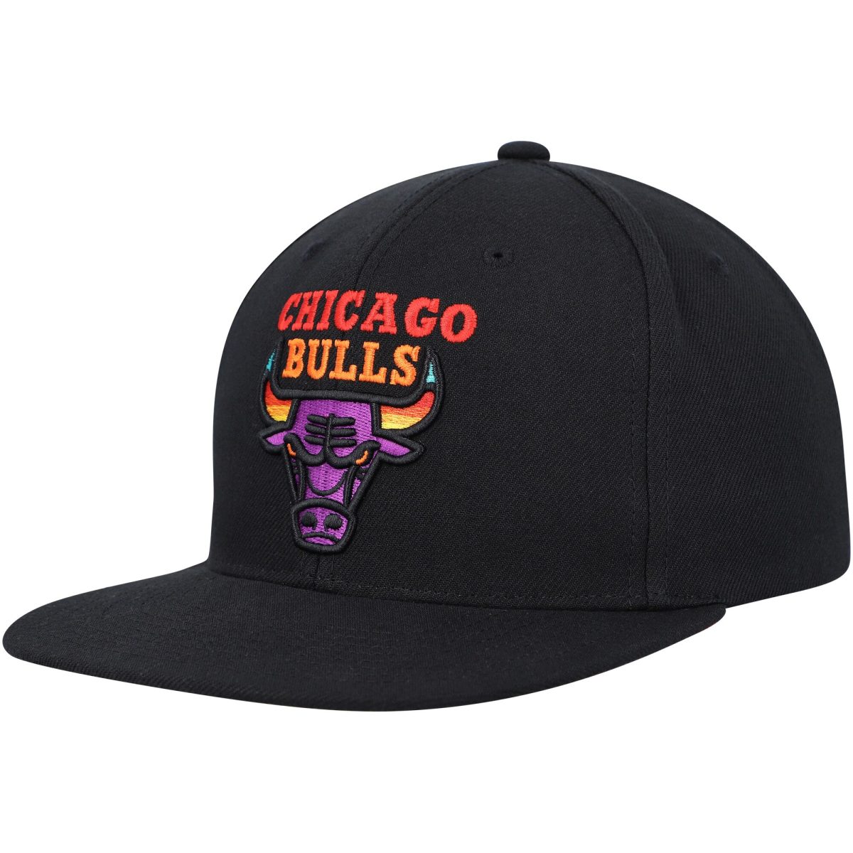NBA men8217s chicago bulls mitchell amp ness black soul high-grade fade undervisor snapback hat Collection - Official Jerseys & Hats | NBA Store