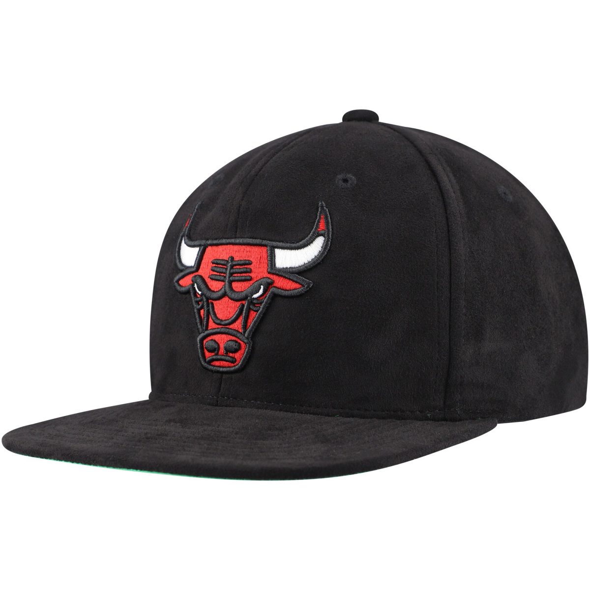 NBA men8217s chicago bulls mitchell amp ness black sweet suede snapback hat Collection - Official Jerseys & Hats | NBA Store