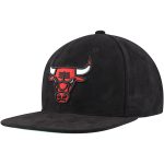 NBA men8217s chicago bulls mitchell amp ness black sweet suede snapback hat Collection - Official Jerseys & Hats | NBA Store