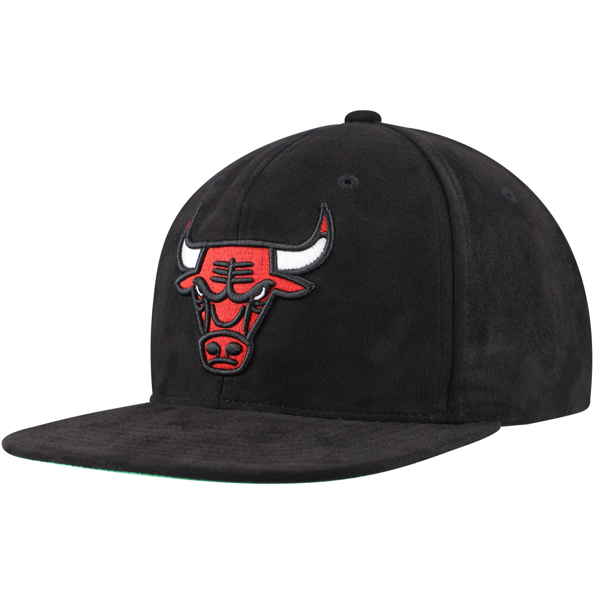 NBA men8217s chicago bulls mitchell amp ness black sweet suede snapback hat Collection - Official Jerseys & Hats | NBA Store