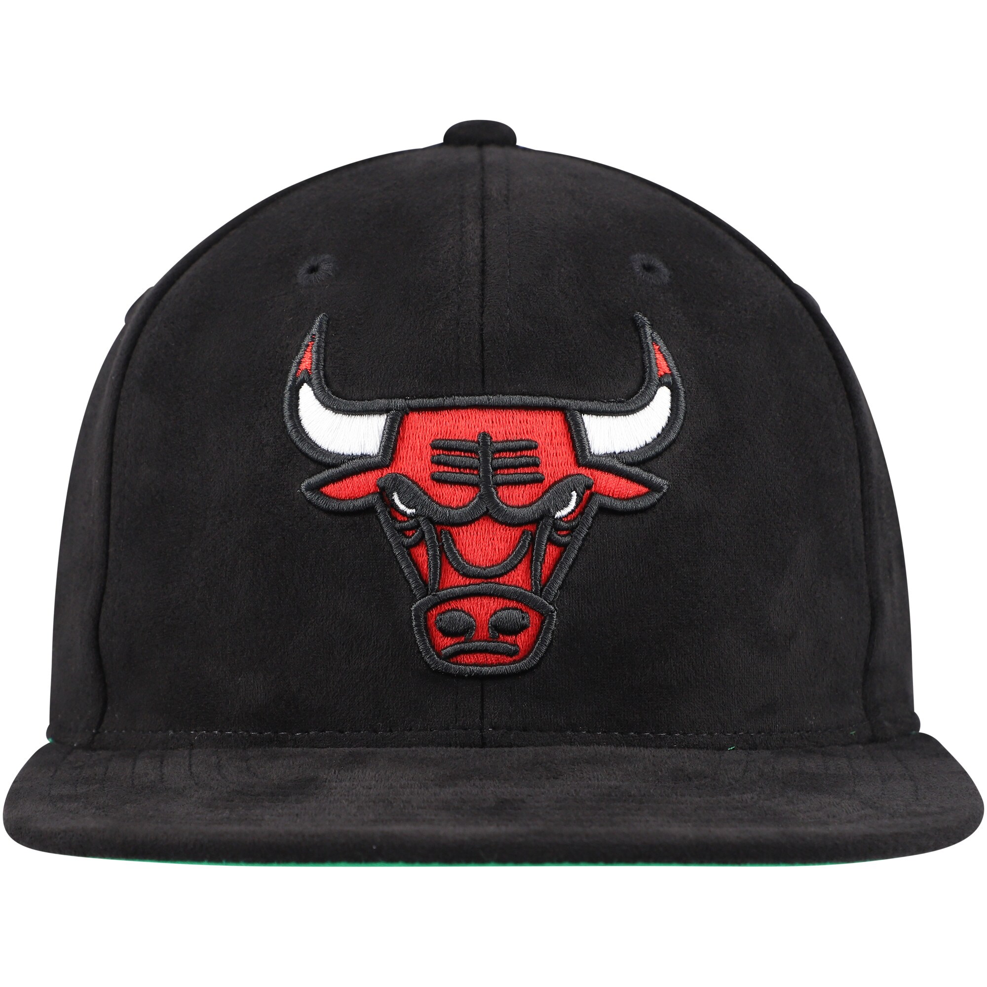 NBA men8217s chicago bulls mitchell amp ness black sweet suede snapback hat Collection - Official Jerseys & Hats | NBA Store