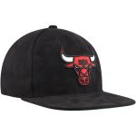 NBA men8217s chicago bulls mitchell amp ness black sweet suede snapback hat Collection - Official Jerseys & Hats | NBA Store