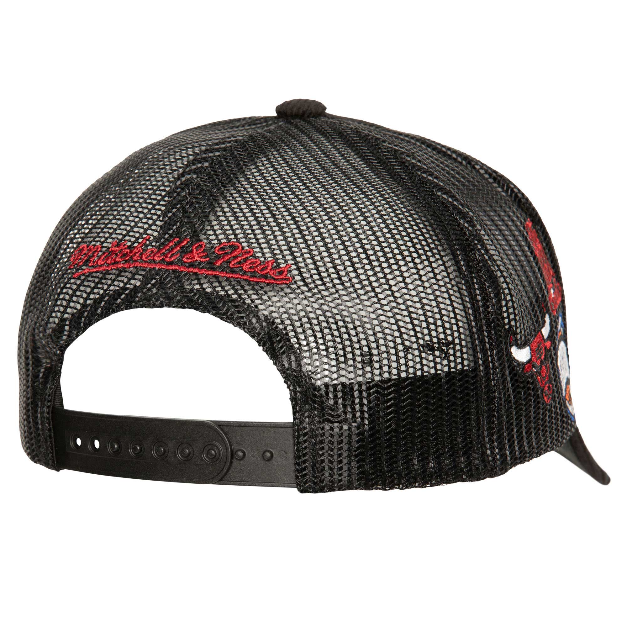 NBA men8217s chicago bulls mitchell amp ness black times up classic script cord trucker hat Collection - Official Jerseys & Hats | NBA Store