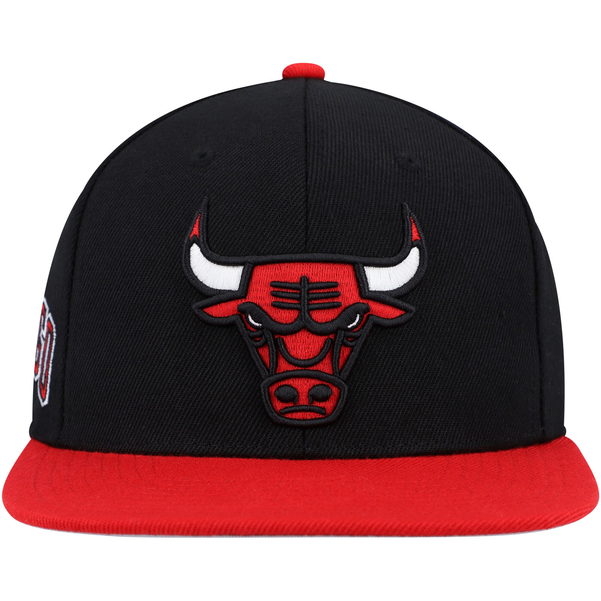NBA men8217s chicago bulls mitchell amp ness blackred side core 2.0 snapback hat Collection - Official Jerseys & Hats | NBA Store