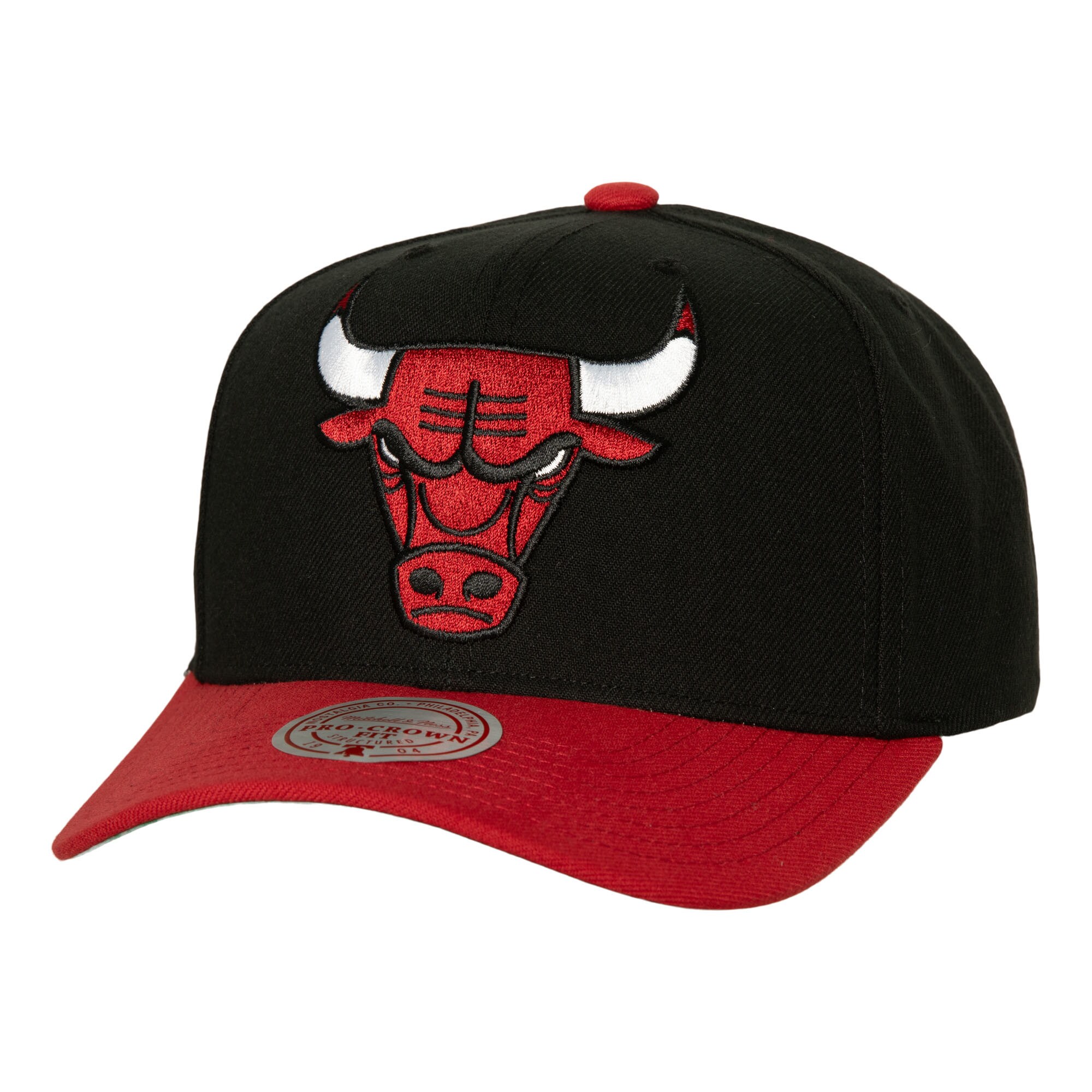 NBA men8217s chicago bulls mitchell amp ness blackred soul xl logo pro crown snapback hat Collection - Official Jerseys & Hats | NBA Store