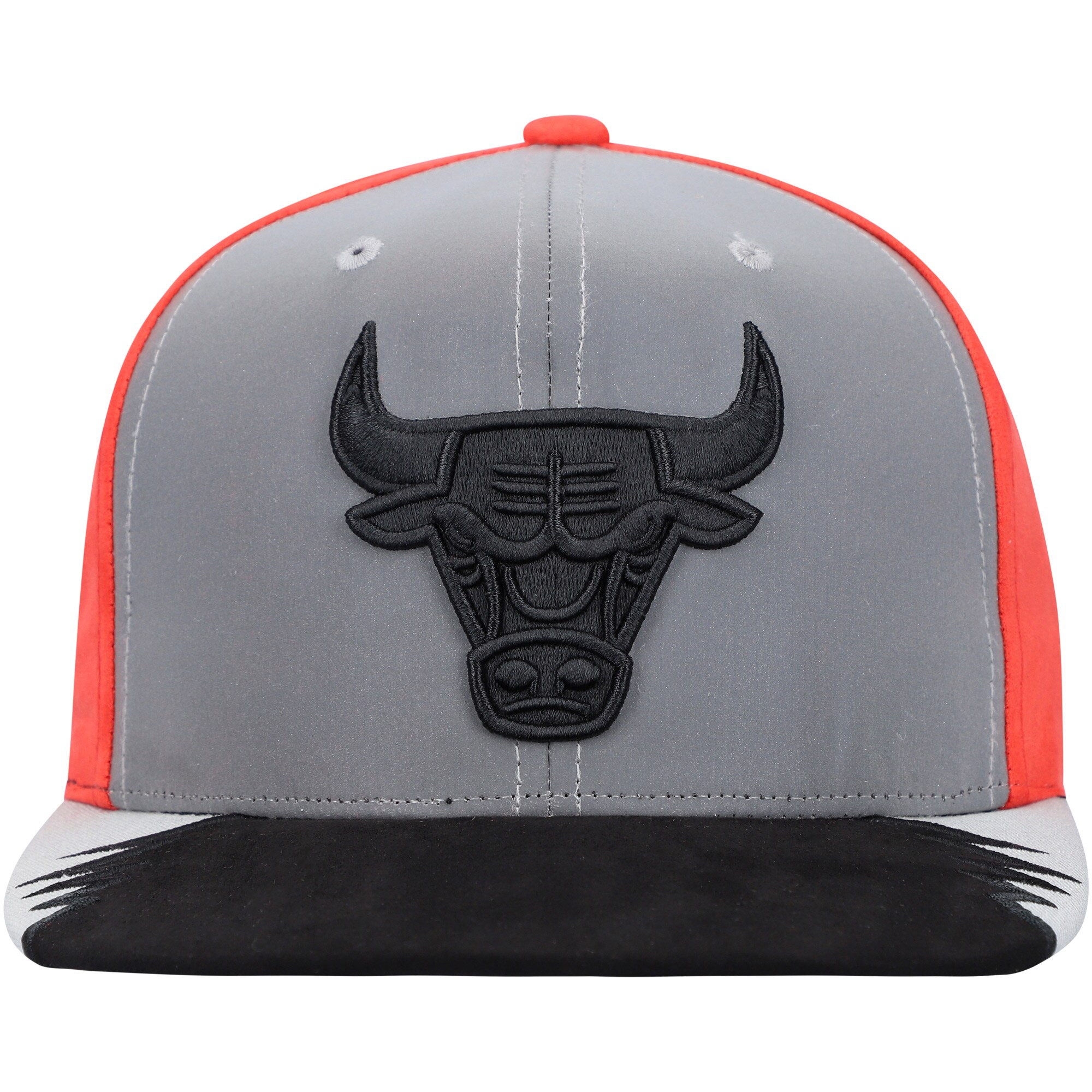 NBA men8217s chicago bulls mitchell amp ness grayred day 5 snapback hat Collection - Official Jerseys & Hats | NBA Store